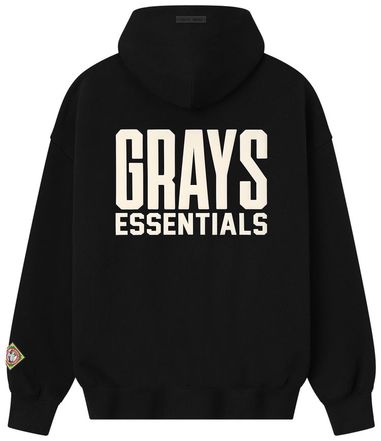 Fear of God Essentials Grays Hoodie Black