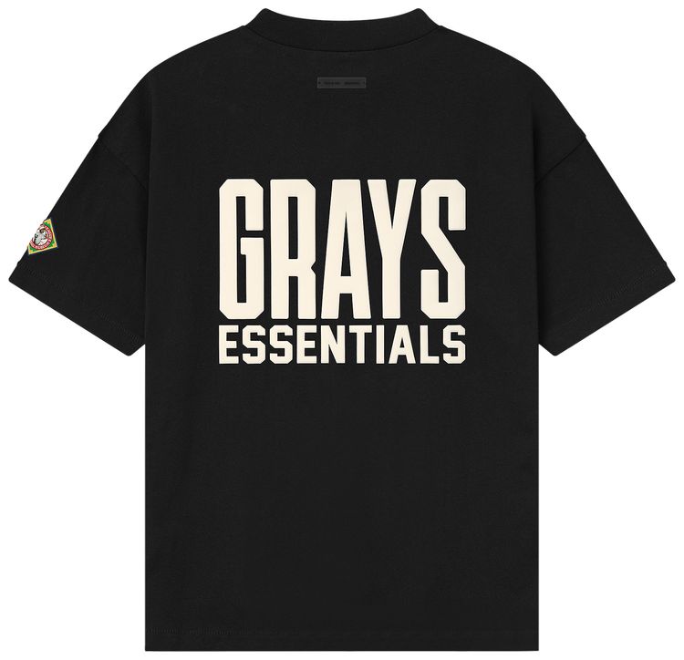 Fear of God Essentials Grays Tee Black