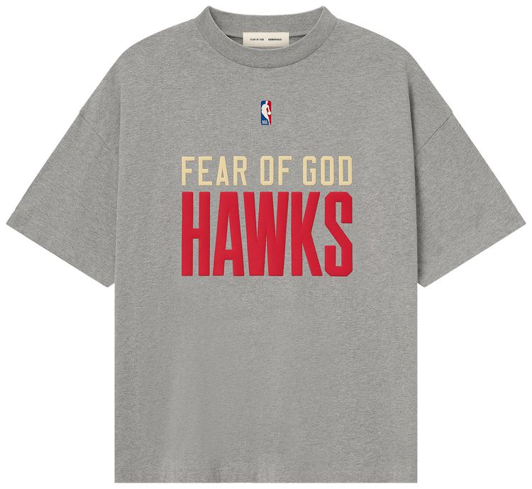 Fear of God Essentials Hawks Tee Dark Heather