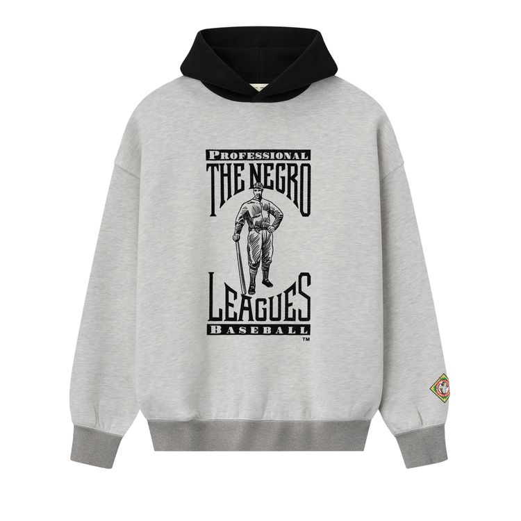 Fear of God Essentials The Negro Leagues Hoodie Light HeatherBlack