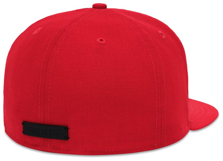 Fear of God Essentials Cincinnati Reds 59FIFTY Cap Scarlet