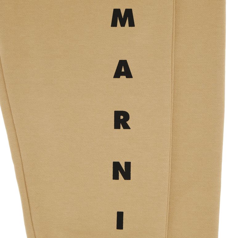 Marni Kids Unbrushed Fleece Sweatpants Tan