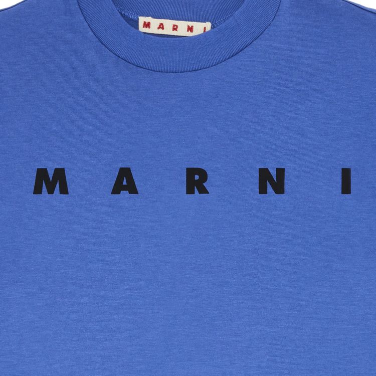 Marni Kids Jersey T Shirt Blue