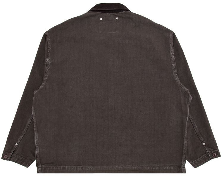 Kenzo Paris Chainstitch Workwear Jacket Taupe