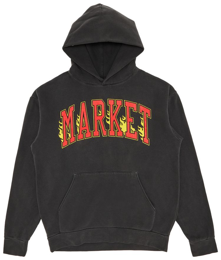Market Hot Stuff Dunk Hoodie Washed Black