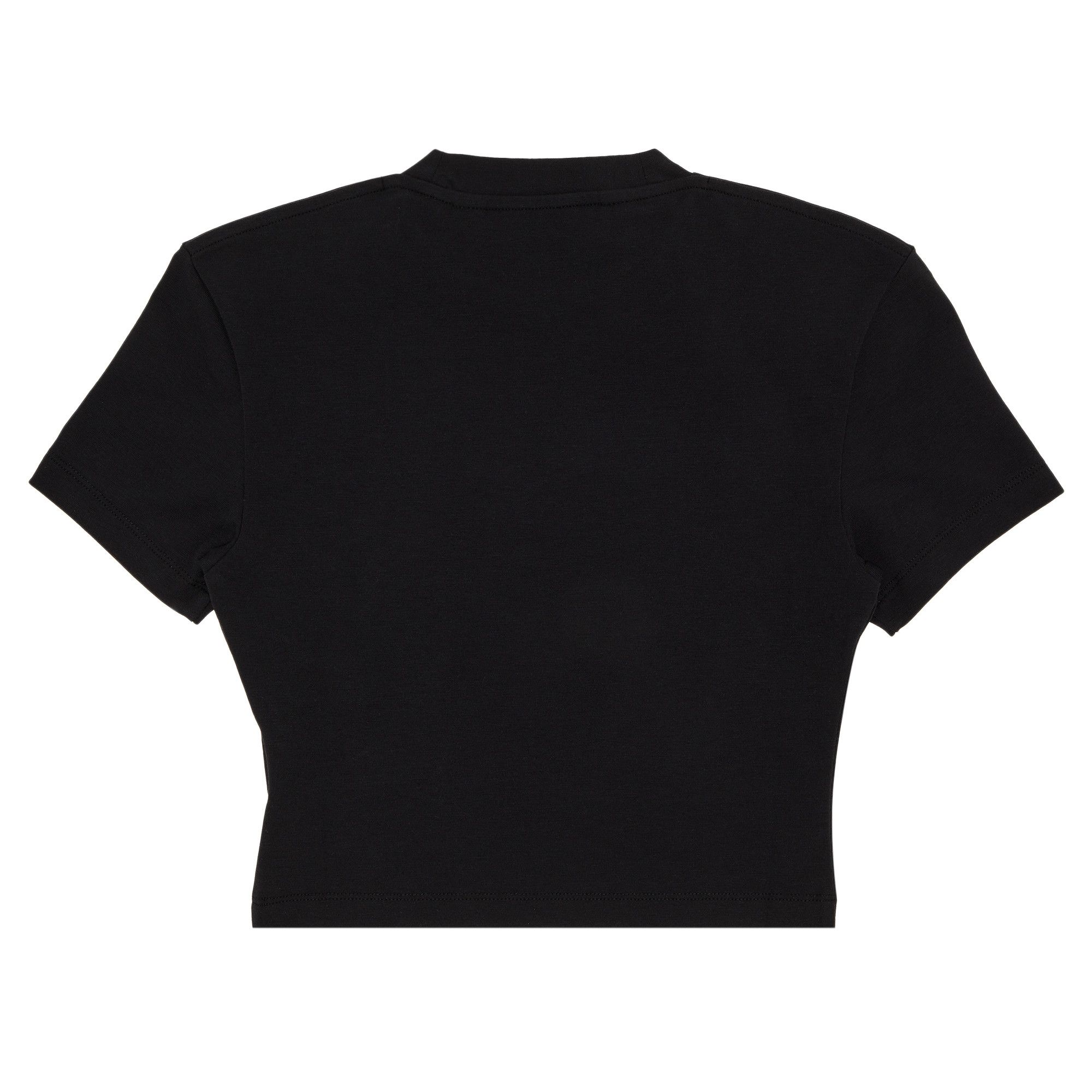 Buy Palm Angels Flames Baby Tee 'Black/Off White