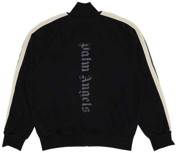 Palm Angels Performance Zip Up Track Jacket BlackOrange