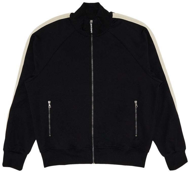 Palm Angels Performance Zip Up Track Jacket BlackOrange