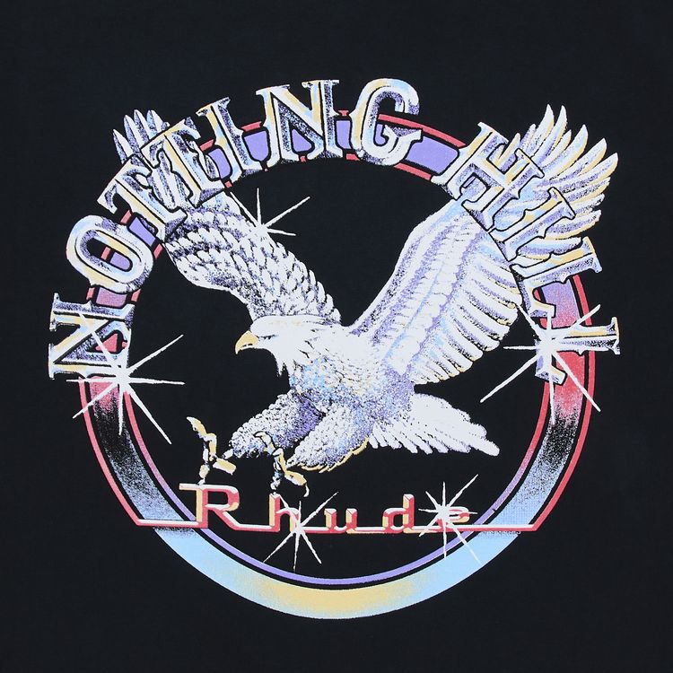 Rhude Notting Hill Eagle Tee Vintage Black