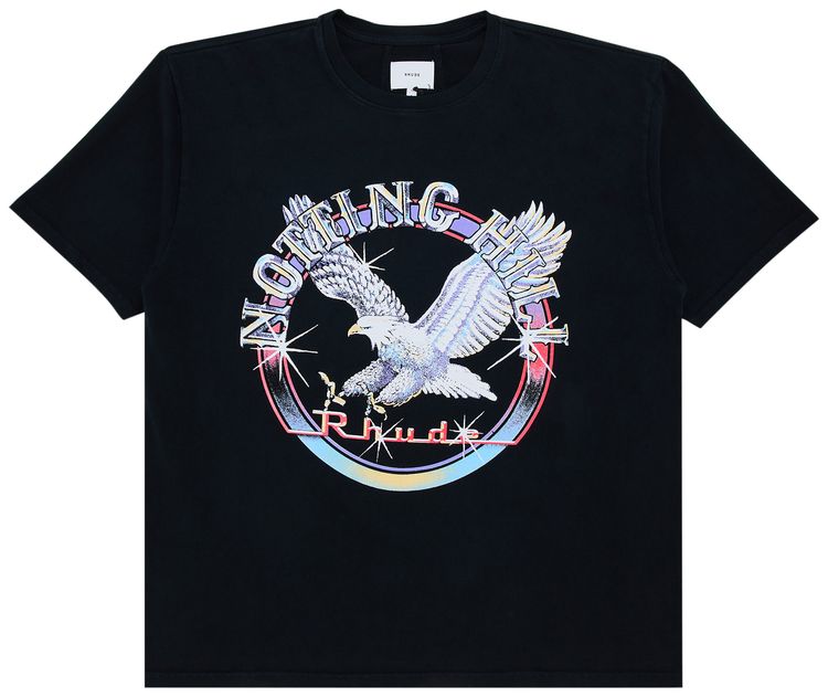 Rhude Notting Hill Eagle Tee Vintage Black