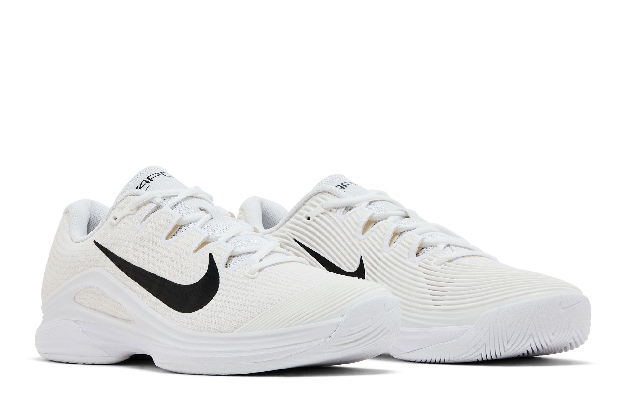 Buy NikeCourt Air Zoom Vapor 12 HC 'White Black' - FV5552