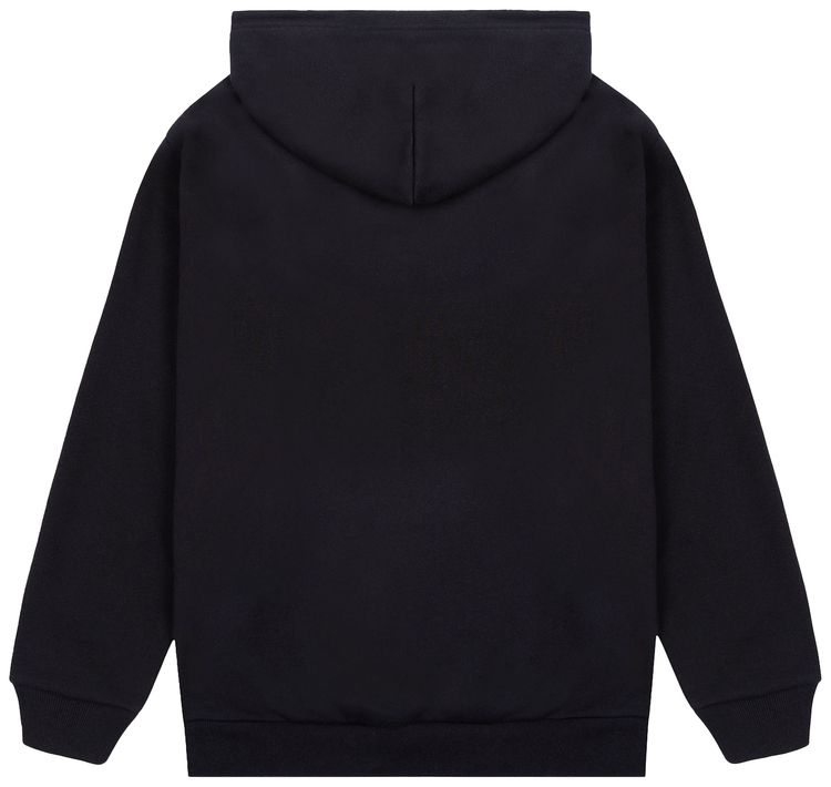 GOLF WANG College Cord Zip Up Hoodie Black