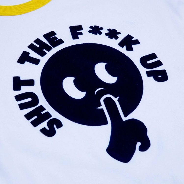 GOLF WANG STFU Ringer Tee White