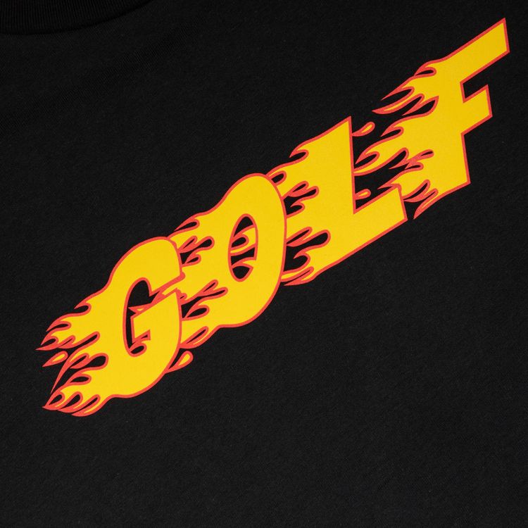GOLF WANG Inferno Logo Tee Black