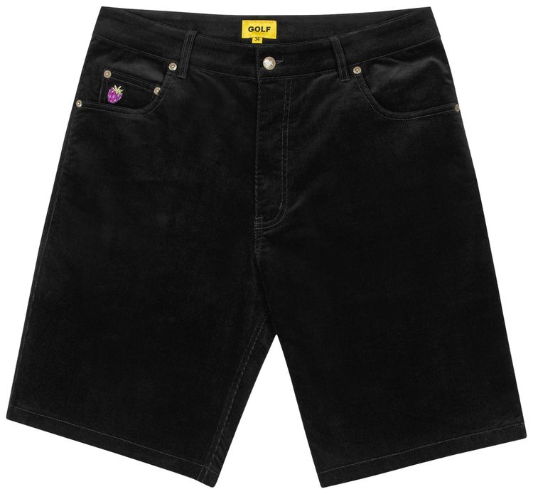 GOLF WANG Blackberry Cord Short Black