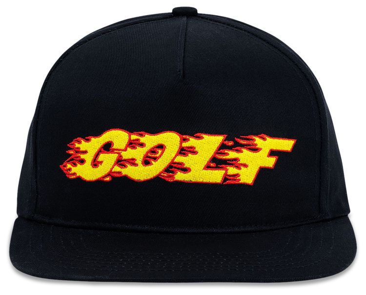 GOLF WANG Inferno 5 Panel Hat Black