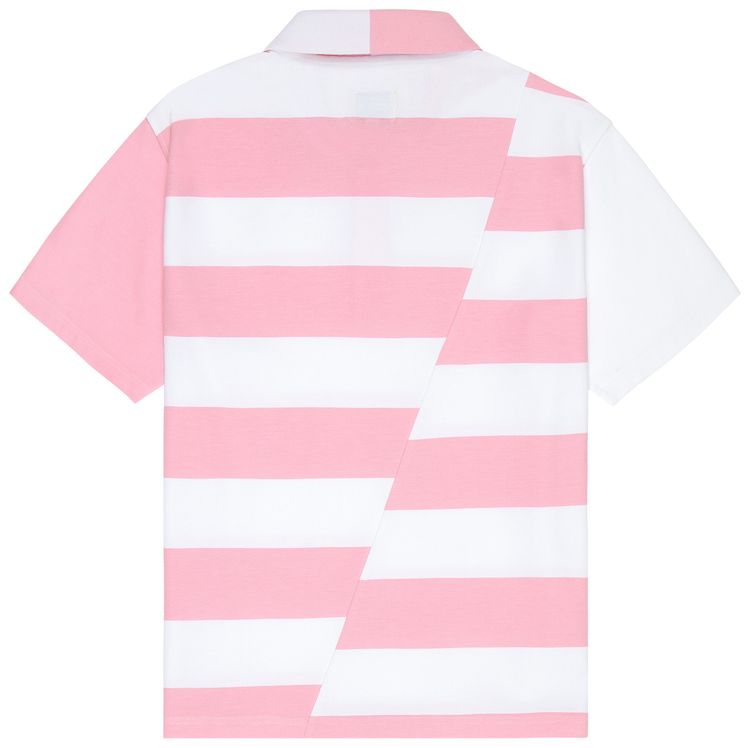 GOLF WANG Shift Short Sleeve Polo PinkWhite