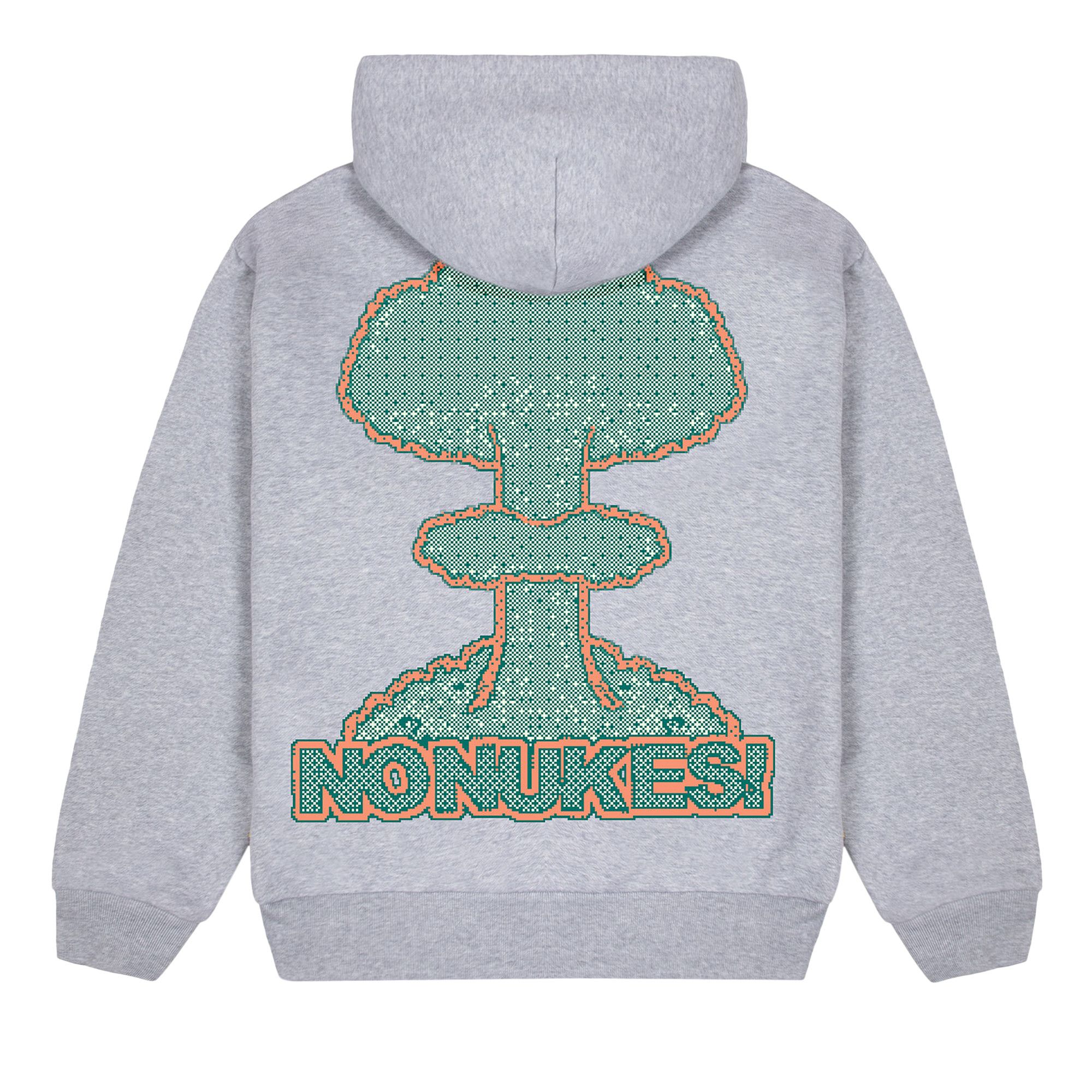 Buy GOLF WANG No Nukes Pixel Hoodie 'Ash Heather' - SS25F1003 ASH