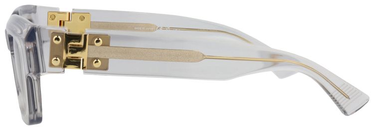 Bottega Veneta Tri Fold Square Sunglasses White