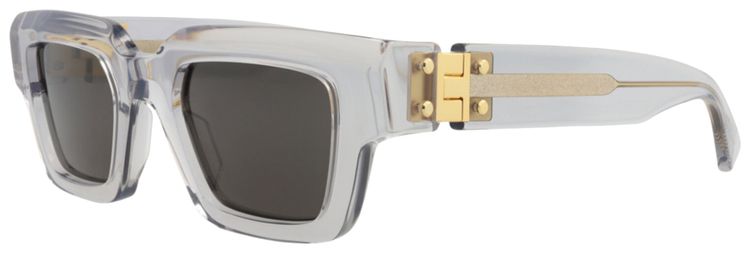 Bottega Veneta Tri Fold Square Sunglasses White