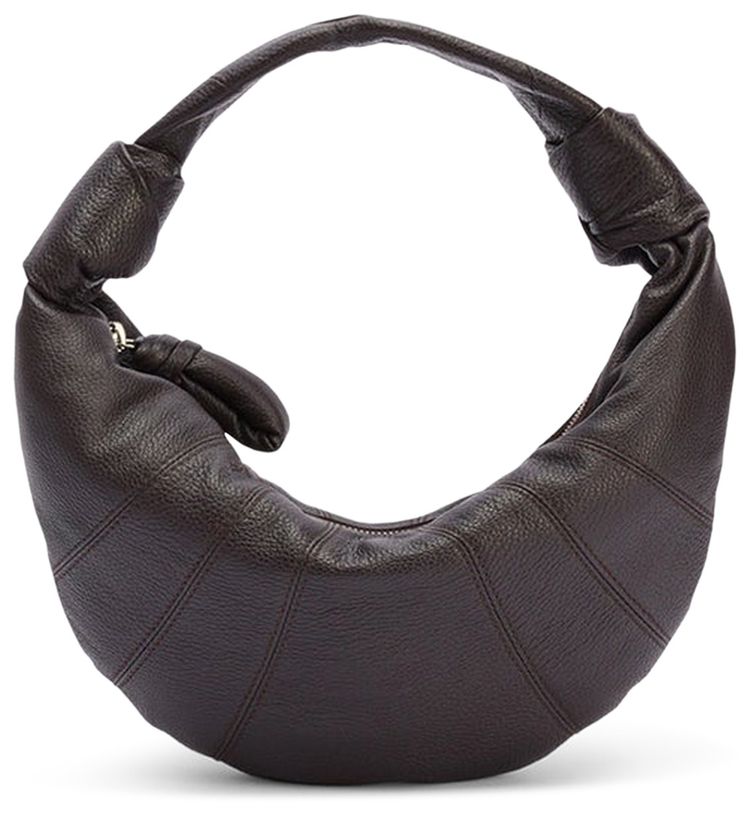 Lemaire Mini Fortune Croissant Bag Dark Chocolate