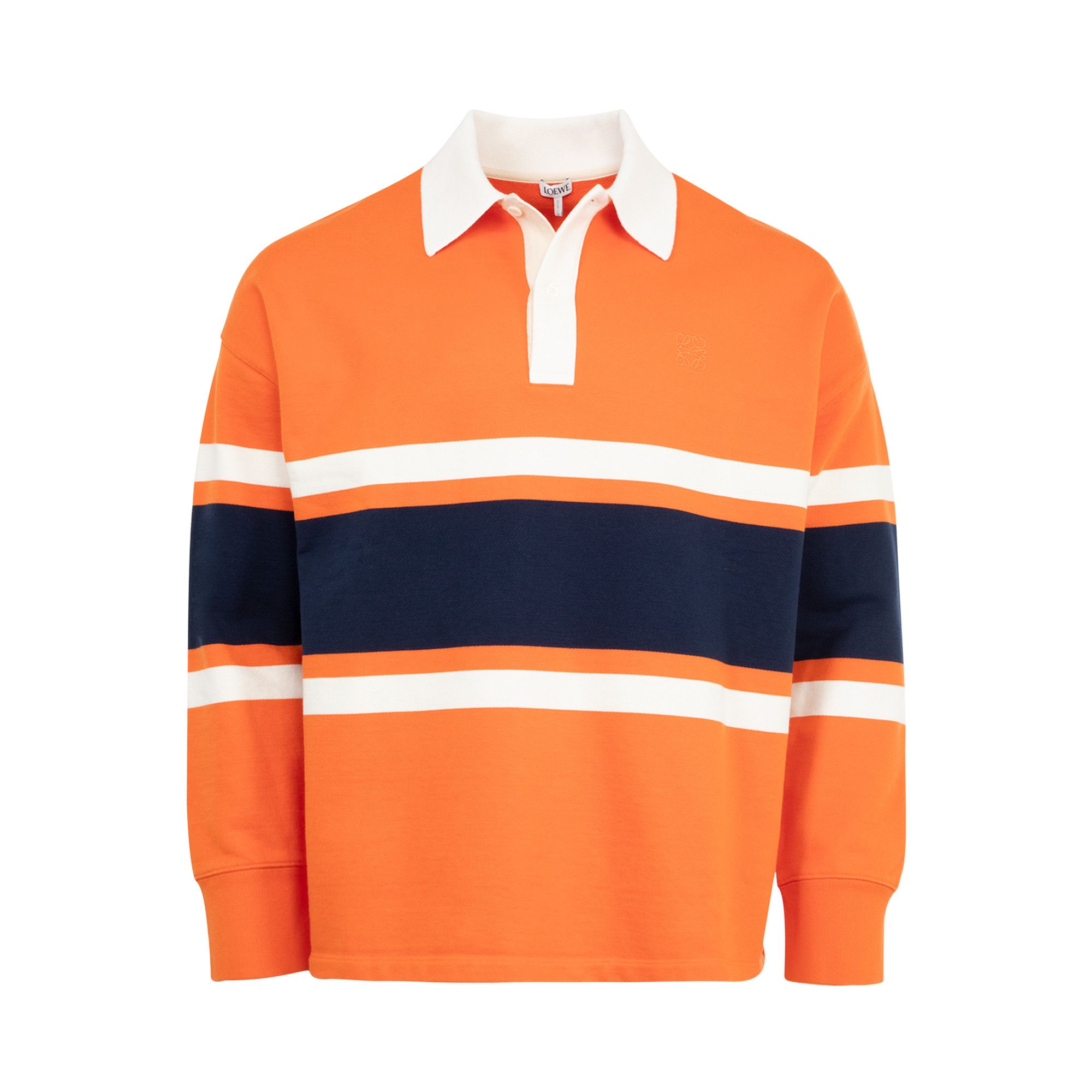 Buy Loewe Long-Sleeve Polo 'Orange/Navy Blue' - H526Y23X76 7495 | GOAT