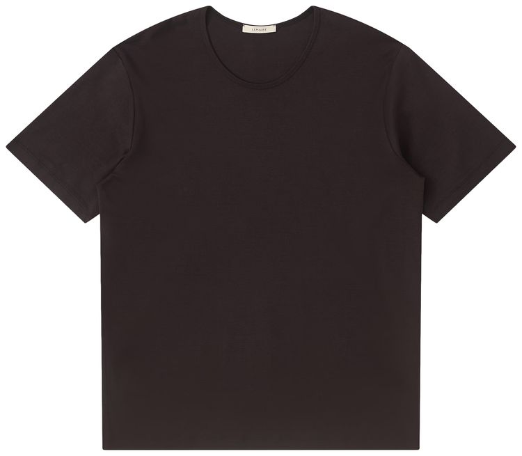 Lemaire Rib U Neck T Shirt Squid Ink