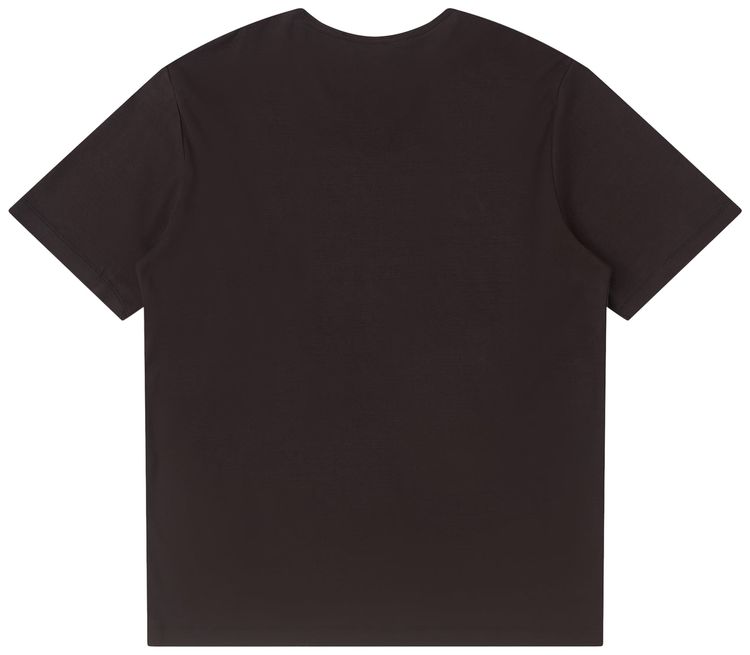 Lemaire Rib U Neck T Shirt Squid Ink