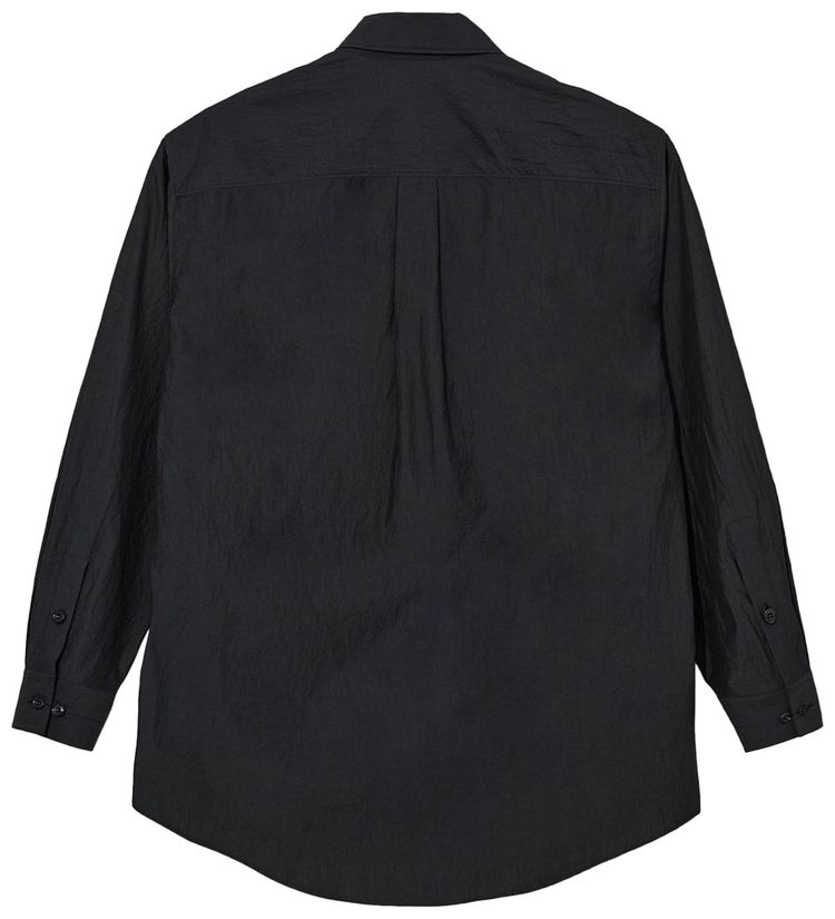 Lemaire Double Pocket Shirt Charcoal
