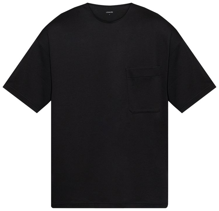 Lemaire Relaxed T Shirt Black
