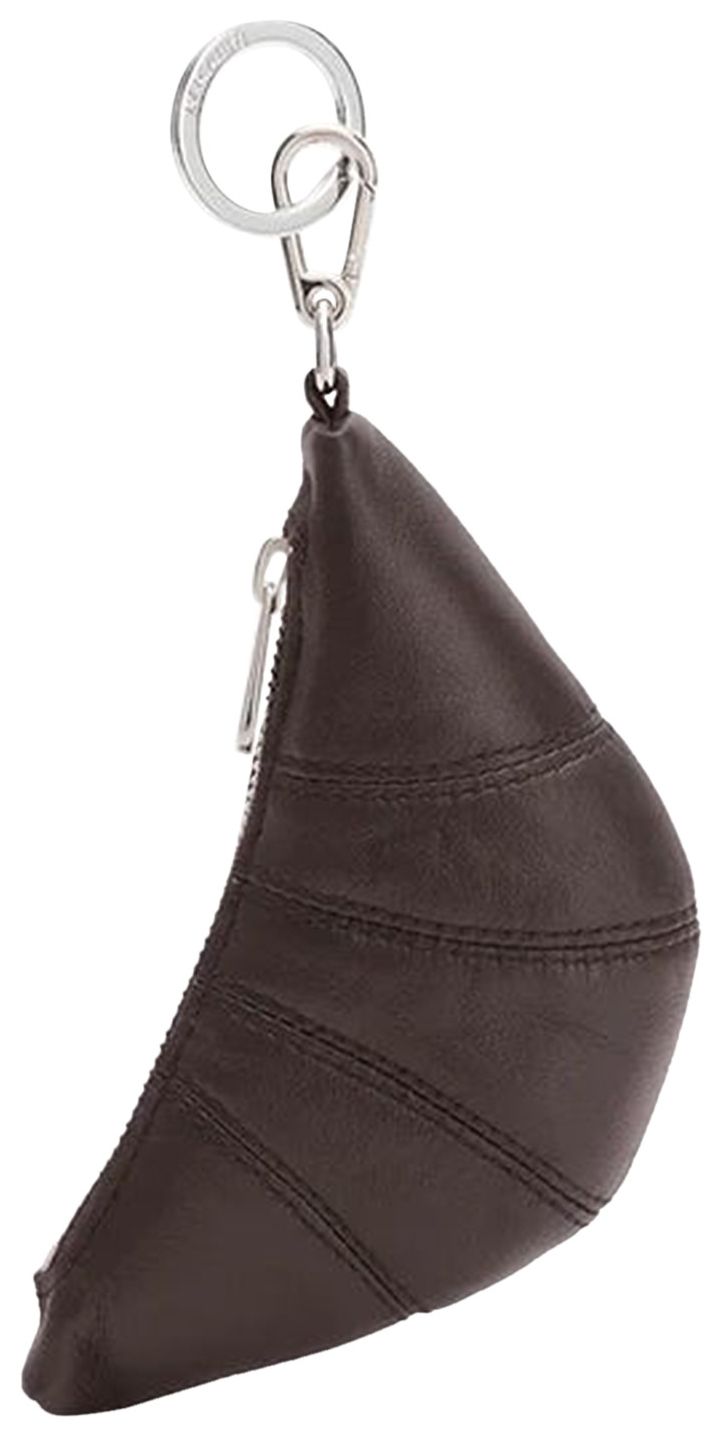 Lemaire Mini Croissant Keyring II Dark Chocolate
