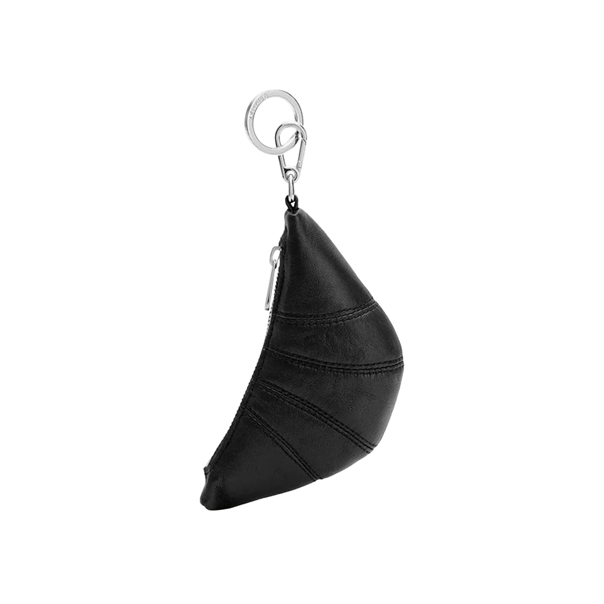 Buy Lemaire Mini Croissant Keyring II 'Black' - SL0082 LL095 BK999