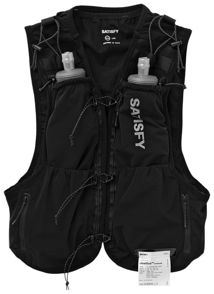 SATISFY Justice Cordura Hydration Vest Black