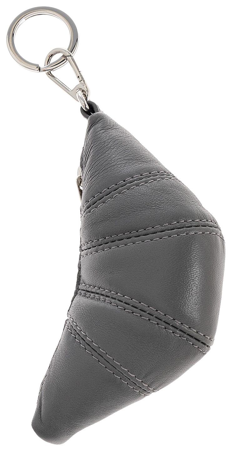 Lemaire Mini Croissant Keyring II Smoked Pearl