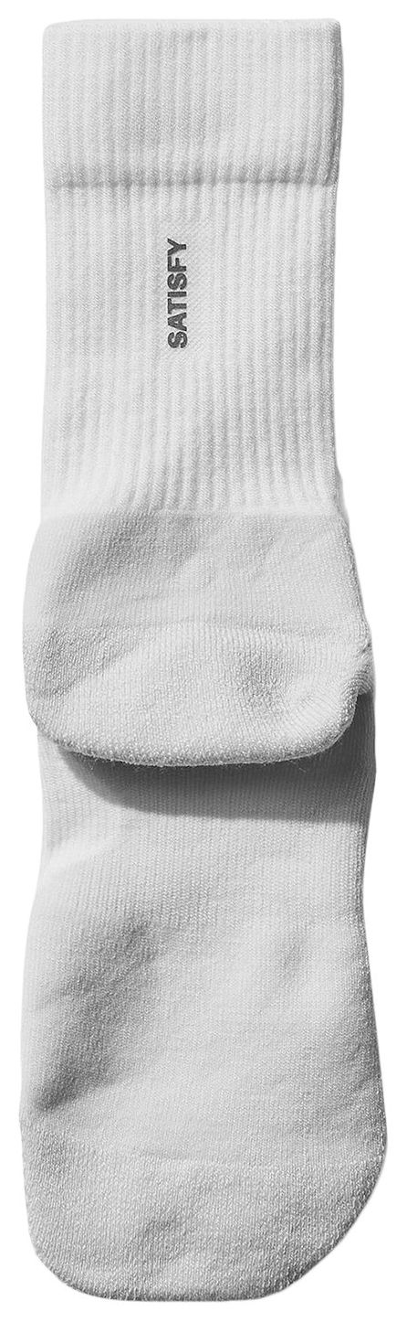 SATISFY Merino Nylon Tube Socks Off White