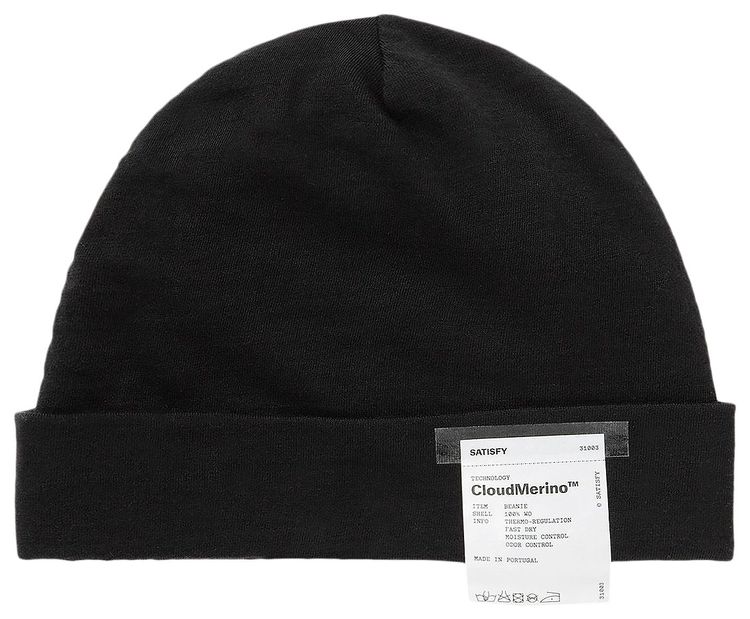 SATISFY CloudMerino Beanie Black
