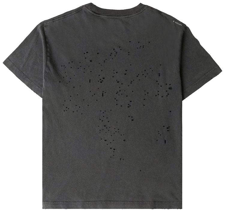 SATISFY MothTech Basic Logo T Shirt Aged Black