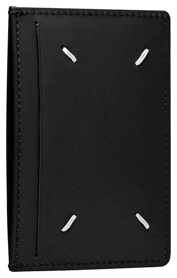 Maison Margiela Four Stitches Vertical Card Holder Black