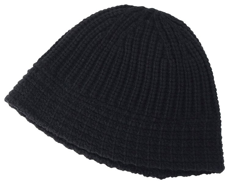 Yohji Yamamoto Pour Homme Knit Stitch Hat Black