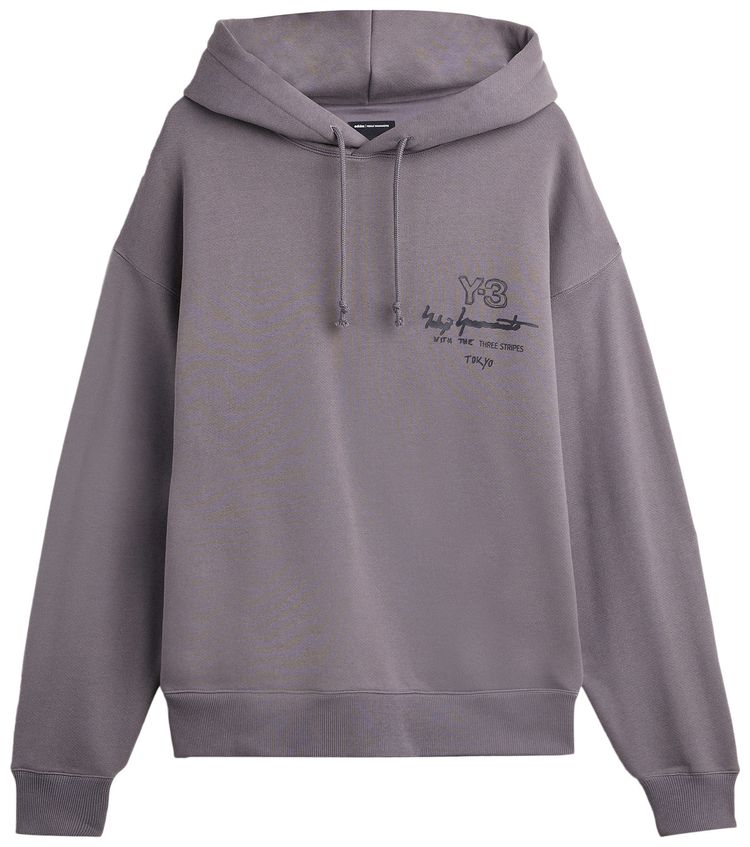 Y 3 Graphic FT Hoodie Grey