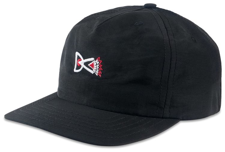District Vision 5 Panel Nylon Hat Black