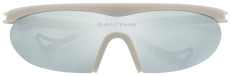 District Vision Koharu Eclipse Sunglasses FlintSilver Flash Mirror