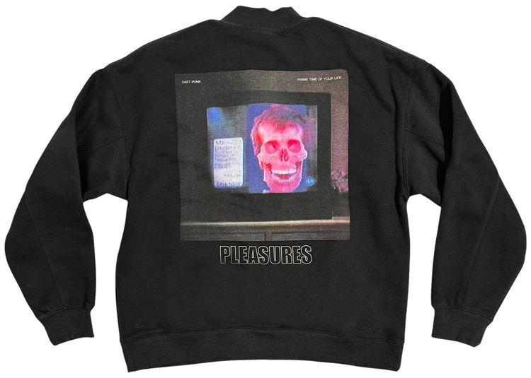 Pleasures Primetime Quarter Zip Black