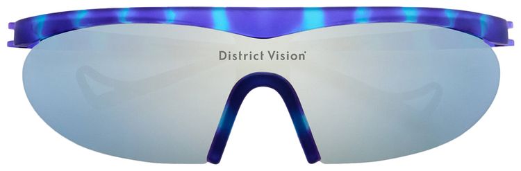 District Vision Koharu Eclipse II Sunglasses Violet TortoiseSilver Flash