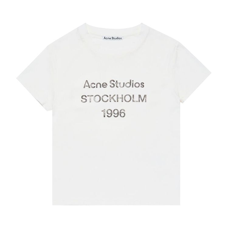 Acne Studios Logo T Shirt Off White