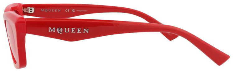 Alexander McQueen Square Sunglasses RedPink