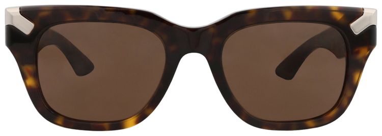 Alexander McQueen Square Sunglasses HavanaBrown