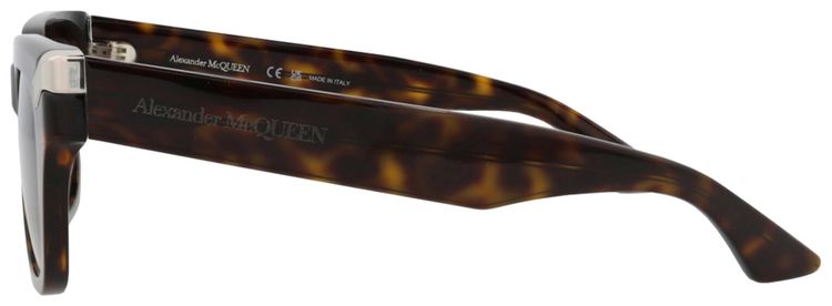 Alexander McQueen Square Sunglasses HavanaBrown