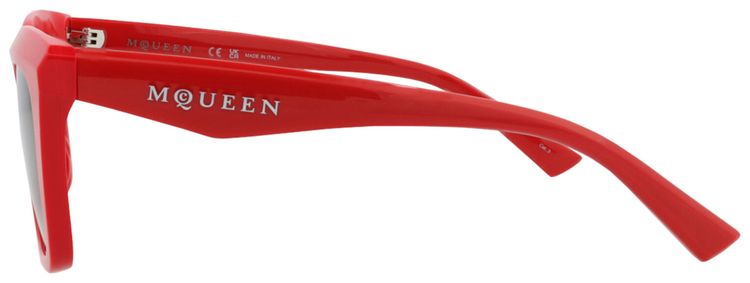 Alexander McQueen Square Sunglasses RedBrown