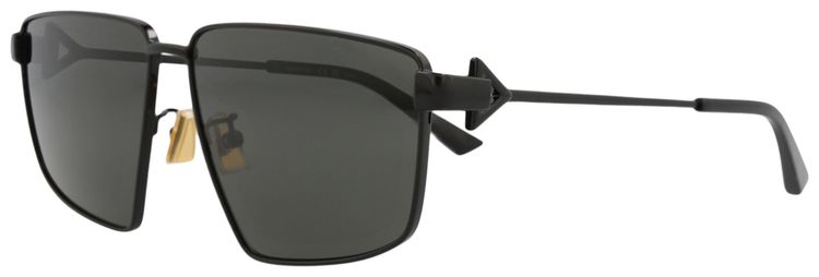 Bottega Veneta Square Sunglasses BlackGrey